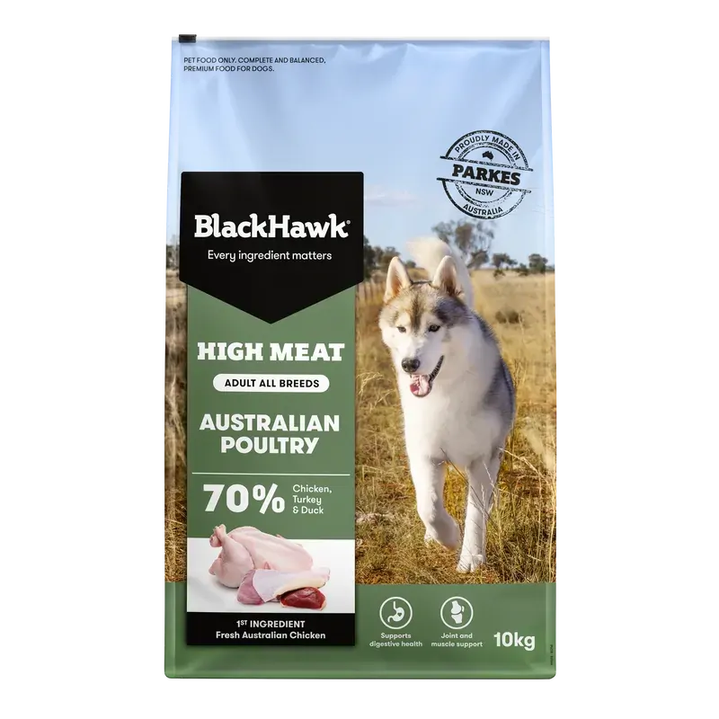 Black Hawk High Meat Australian Poultry Recipe 10Kg 