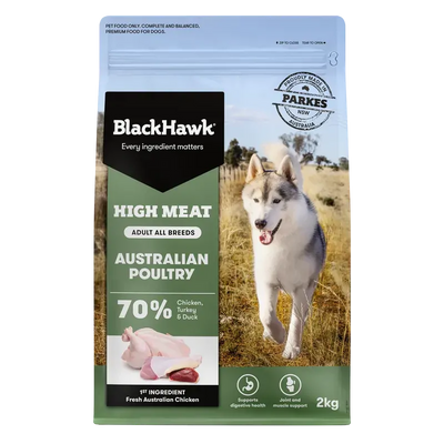 Black Hawk High Meat Australian Poultry Recipe 2Kg 