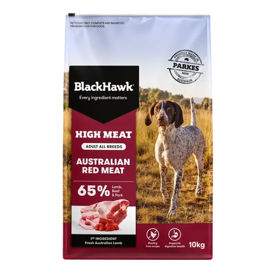 Black Hawk High Meat Australian Red Meat 10Kg 