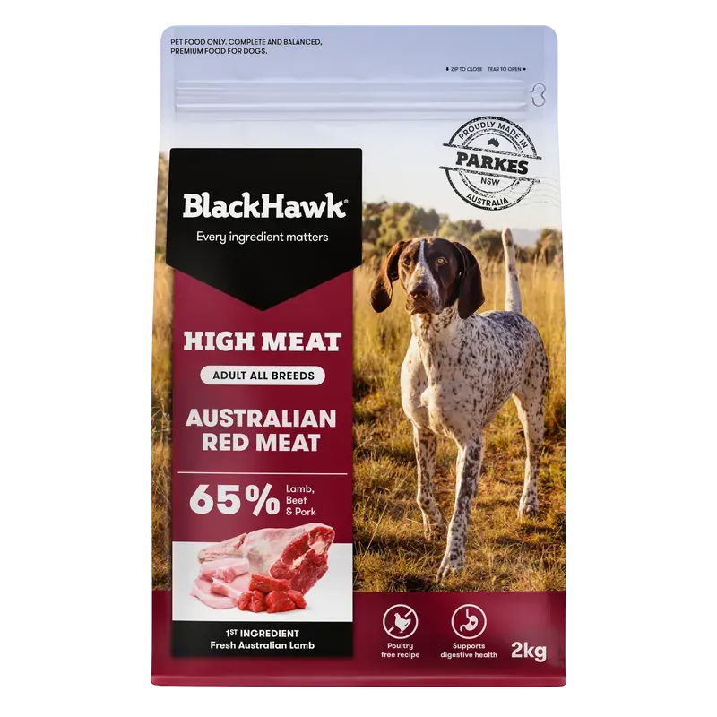 Black Hawk High Meat Australian Red Meat Recipe 2Kg 