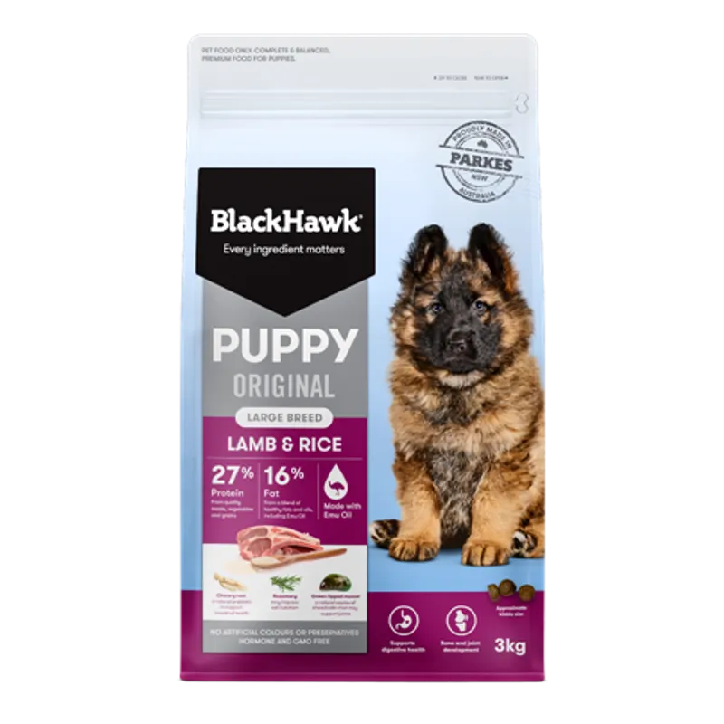 Black Hawk Puppy Large Breed Lamb & Rice 3Kg