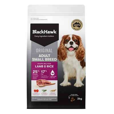 Black Hawk Small Breed Lamb & Rice 3Kg Black Hawk