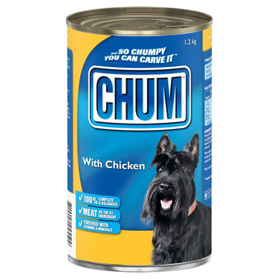 Chum Wet With Chicken 1.2Kg 12Pk (Om12) Chum