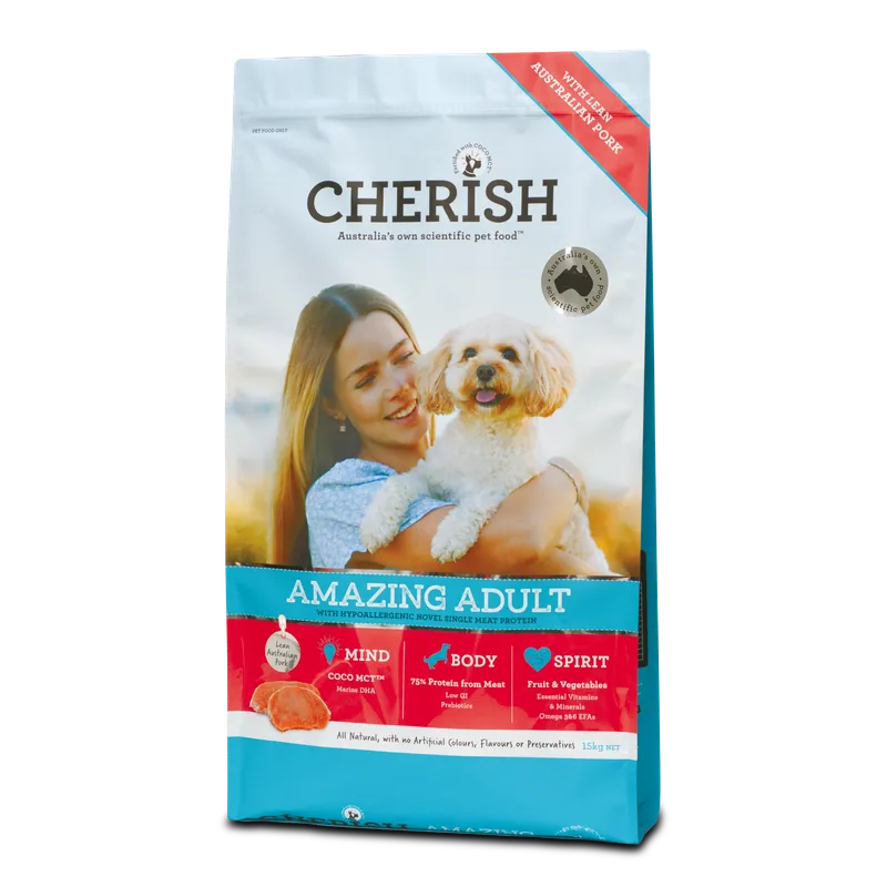 Cherish Amazing Adult Pork 15Kg Cherish