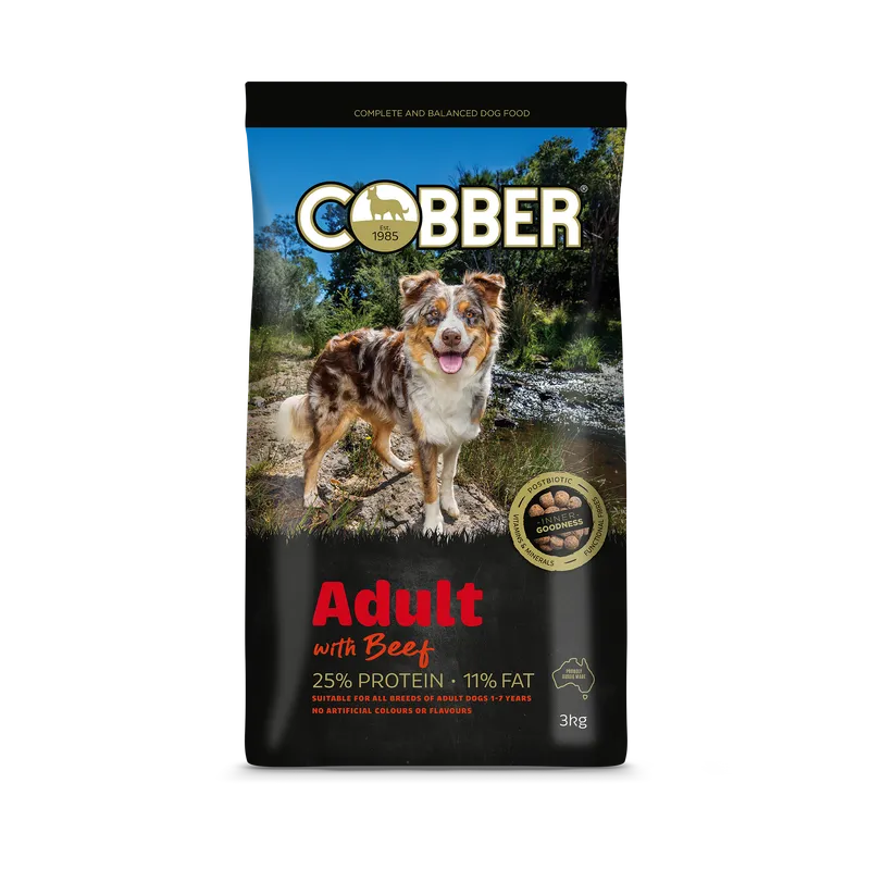 Cobber Adult With Beef 3Kg Cobber