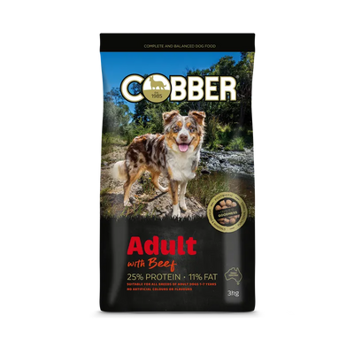 Cobber Adult With Beef 3Kg Cobber