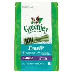 Greenies Dog Fresh Treat Pack Large 340G 