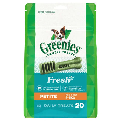 Greenies Dog Fresh Treat Pack Petite 340G 