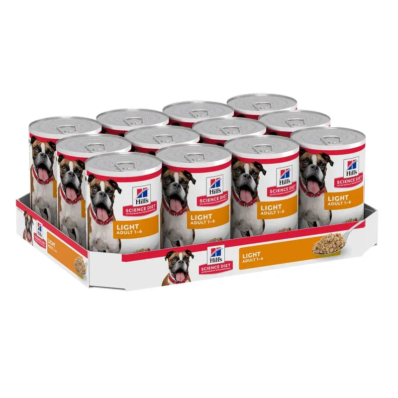 Hills Dog Adult Light 370G 12Pk (Om12) 