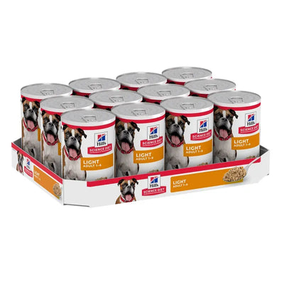 Hills Dog Adult Light 370G 12Pk (Om12) 