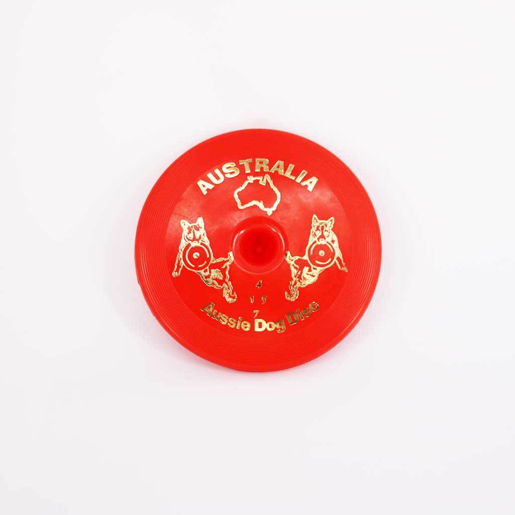 Aussie Dog Disc Hard Red Aussie Dog