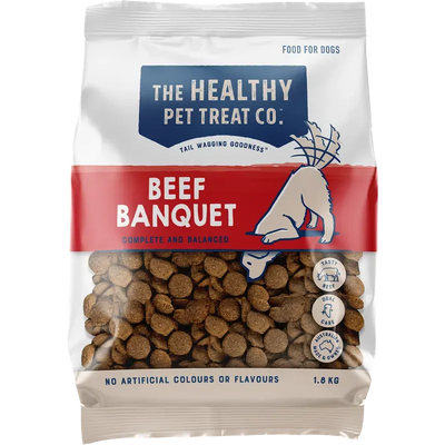 Healthy Pet Treat Co Beef Banquet Kibble 1.8Kg 