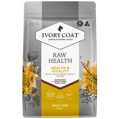 Ivory Coat Raw Health Dog Health & Vitality 1.8Kg 