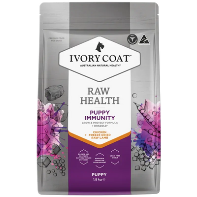 Ivory Coat Raw Health Puppy Immunity 1.8Kg 