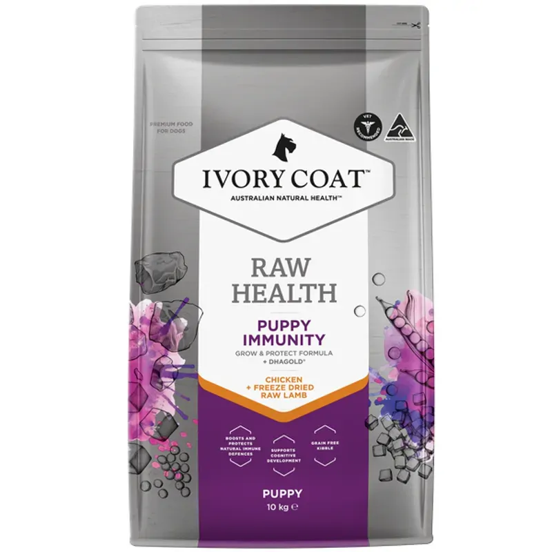 Ivory Coat Raw Health Puppy Immunity 10Kg 