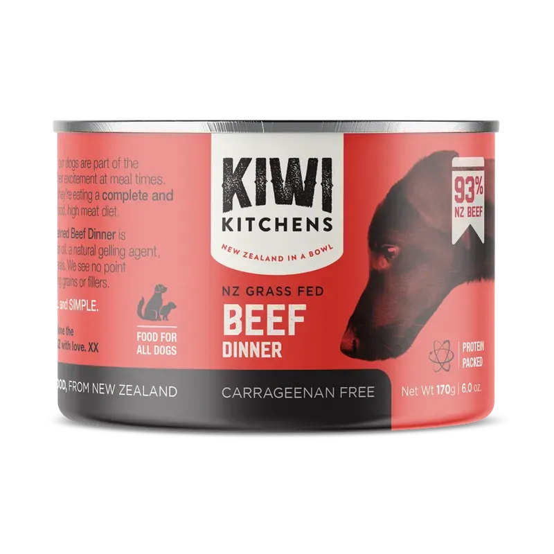 Kiwi Kitchens Dog Beef 170G 18Pk (Om18) 