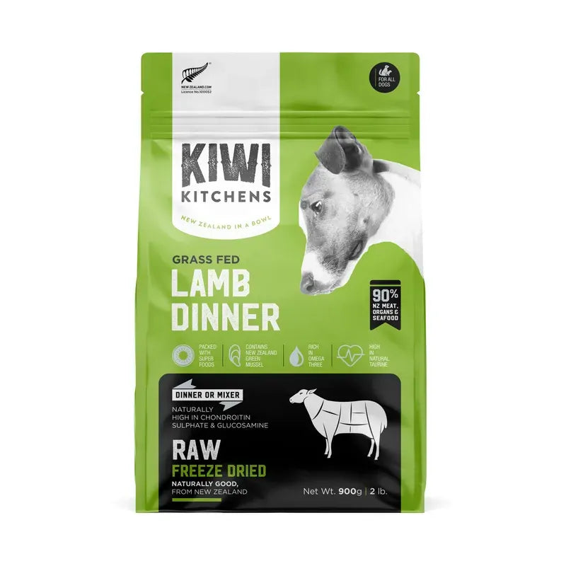 Kiwi Kitchens Freeze Dried Lamb Dinner 900G 
