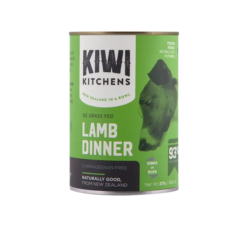 Kiwi Kitchens Dog Mackerel Lamb 375G 9Pk (Om9) 