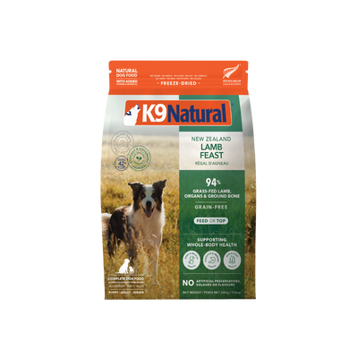 K9 Natural Grain-Free Fd Nz Lamb Feast 500G 