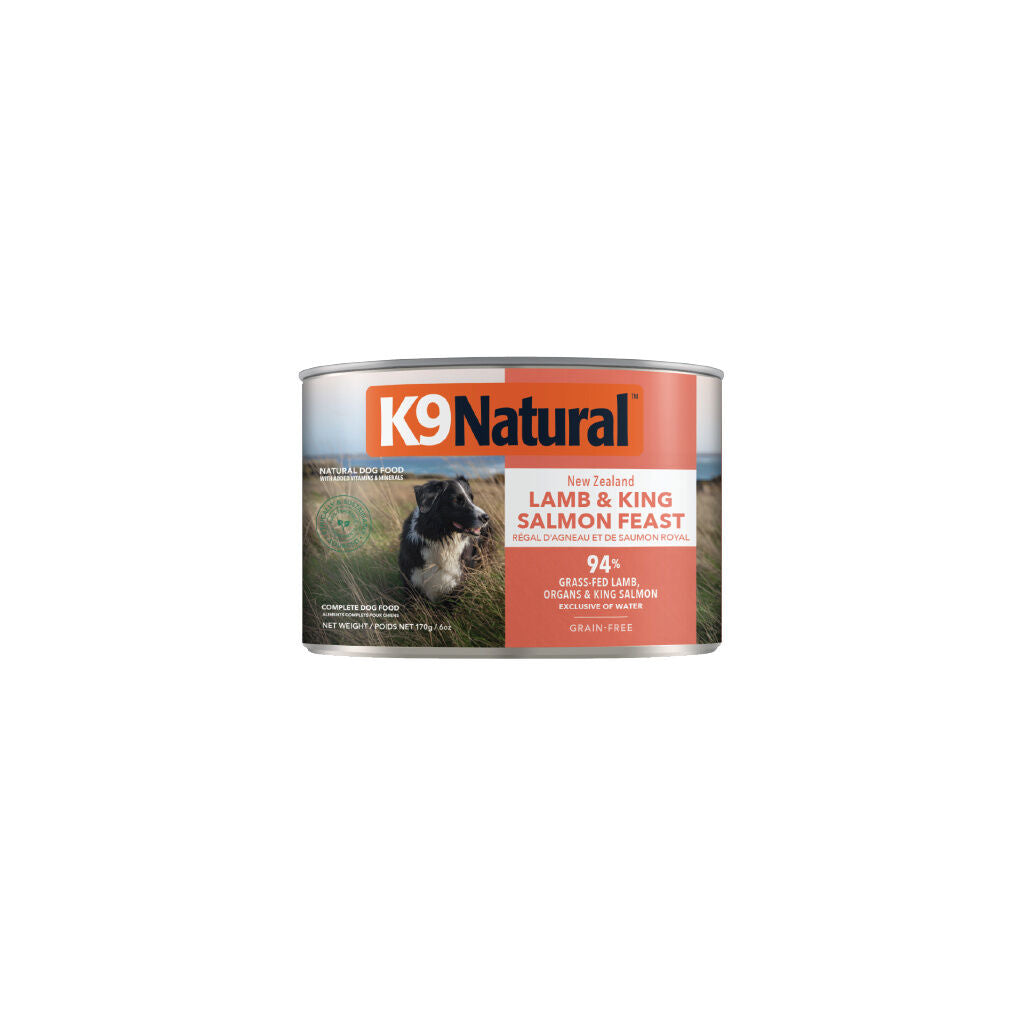 K9 Natural Nz Lamb & King Salmon Feast 170G 12Pk (Om12) 