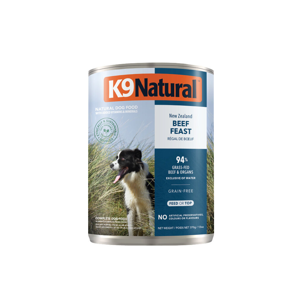 K9 Natural Nz Beef Feast 370G 12Pk (Om12) 