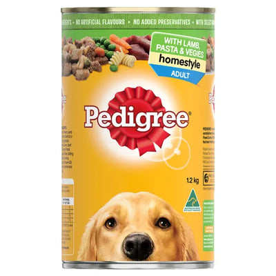 Pedigree Homestyle Lmb Pasta N Veg 1.2Kg 12Pk(Om12) 