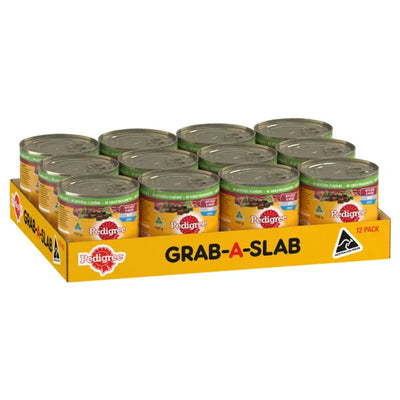 Pedigree Wet Grab-A-Slab Beef 700G 1X12Pk Pedigree Pal