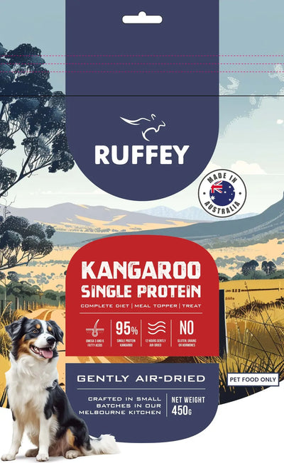 Ruffey Air Dried Kangaroo 450G  
