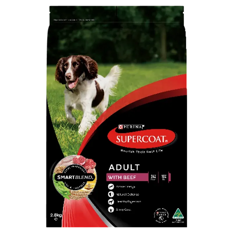 Supercoat Adult Beef 2.8Kg  