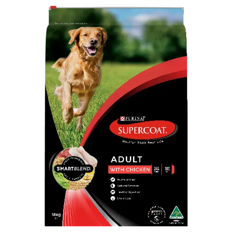 Supercoat Adult Chicken 18Kg  