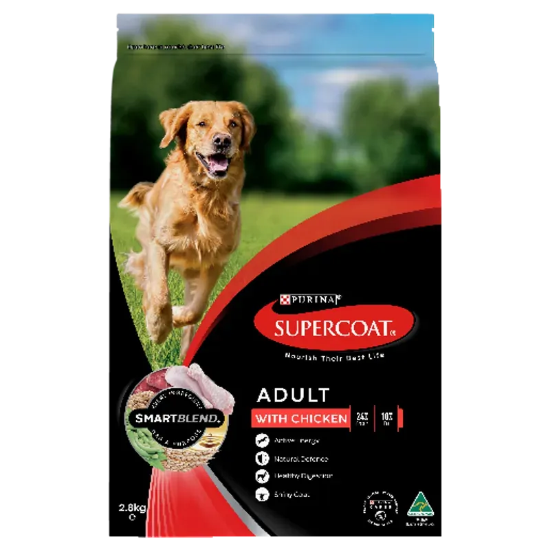 Supercoat Adult Chicken 2.8Kg  