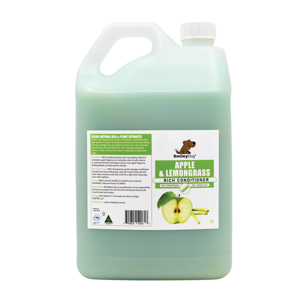 Smiley Dog Apple & Lemongrass Conditioner 5L 