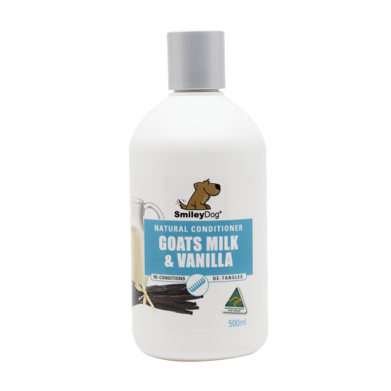 Smiley Dog Rich Conditioner Goats Milk & Vanilla 500Ml 