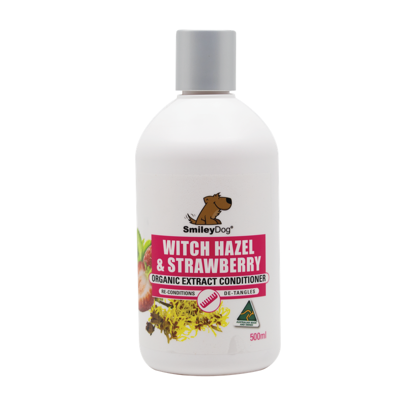 Smiley Dog Organic Witch Hazel & Strawberry Conditioner 500Ml 