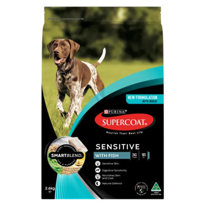 Supercoat Adult Sensitive Fish 2.6Kg 