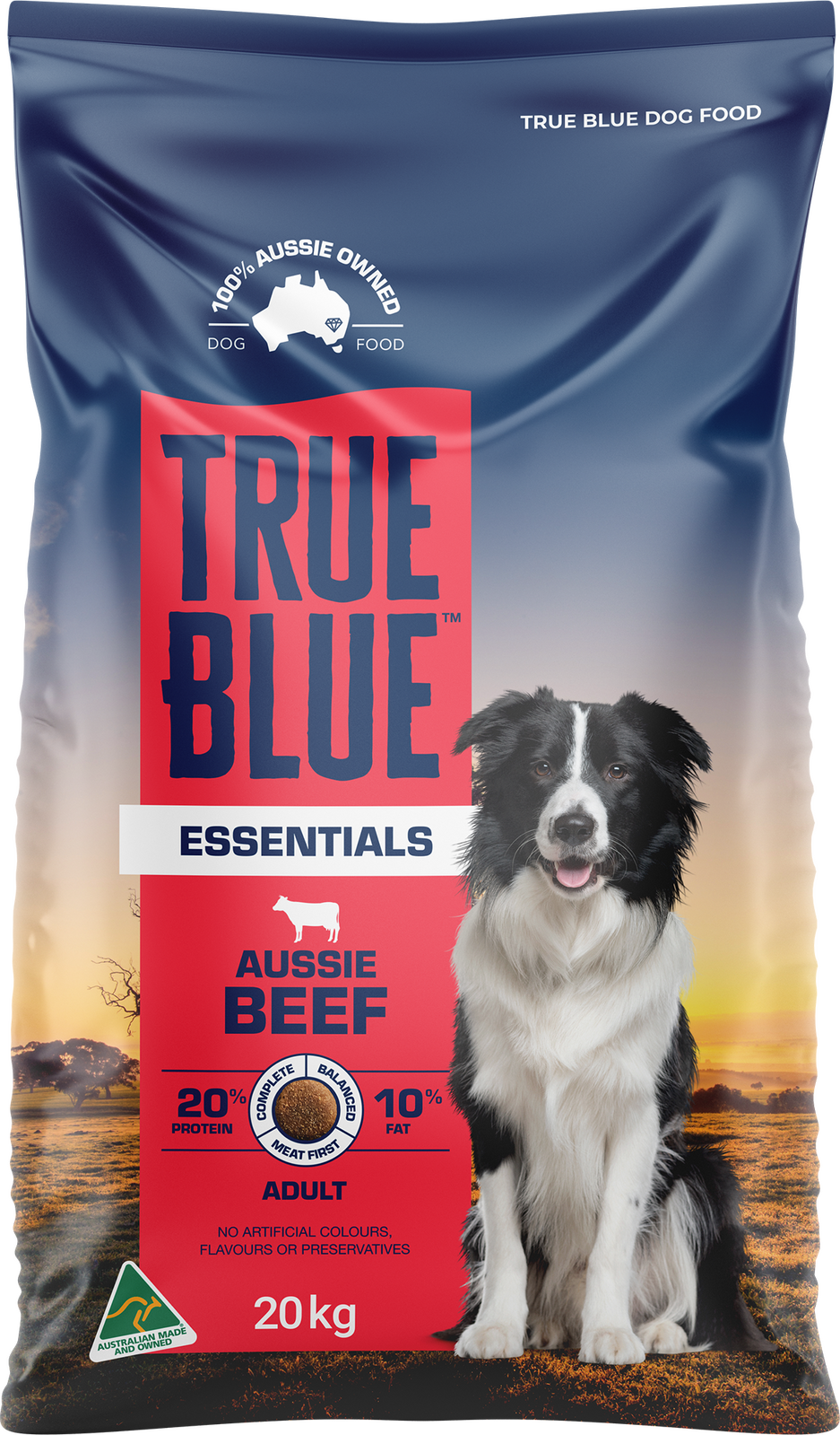 True Blue Essentials Aussie Beef 20Kg 