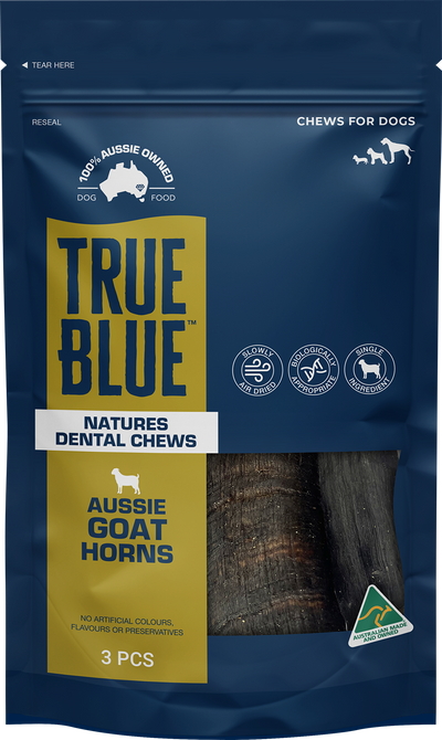 True Blue Aussie Goat Horns 3Pk 