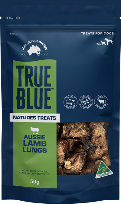 True Blue Aussie Lamb Lung 50Gm 