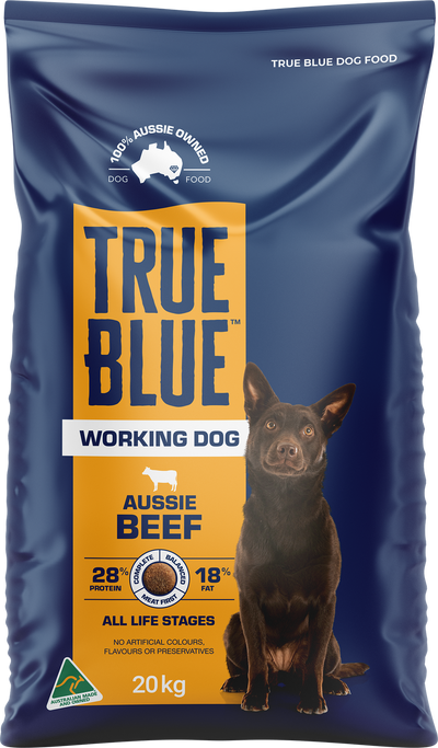 True Blue Working Dog Aussie Beef 20Kg 
