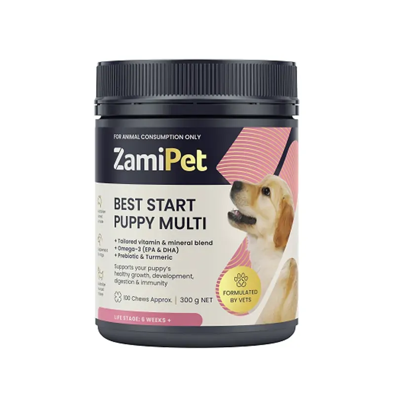 Zamipet Best Start Puppy Multi 300G 100 Chews