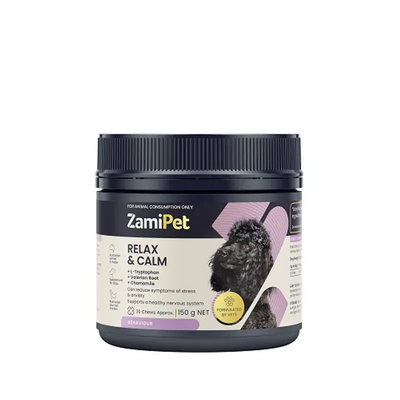 Zamipet Relax & Calm For Dogs 150G 30 Chews Zamipet