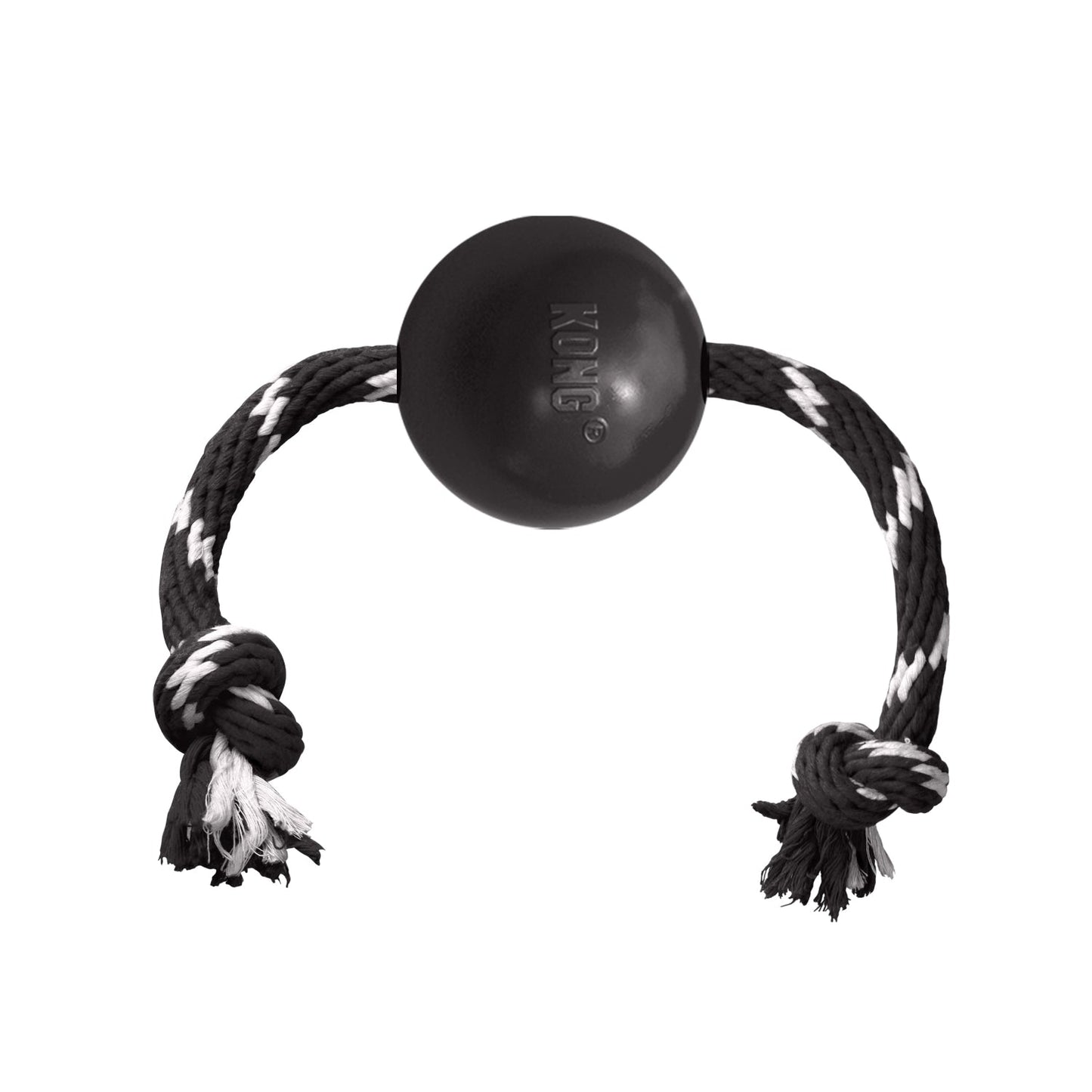 KONG Extreme Ball Dog Toy with Rope - One Size Large KONG