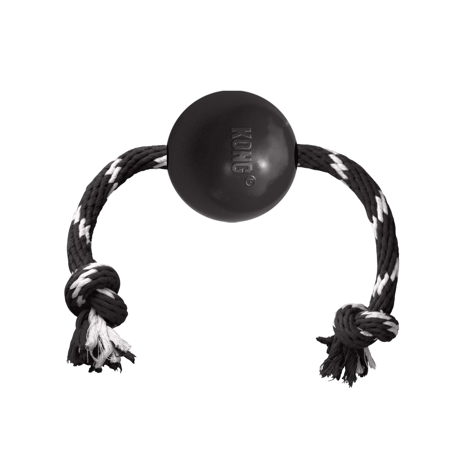KONG Extreme Ball Dog Toy with Rope - One Size Large KONG