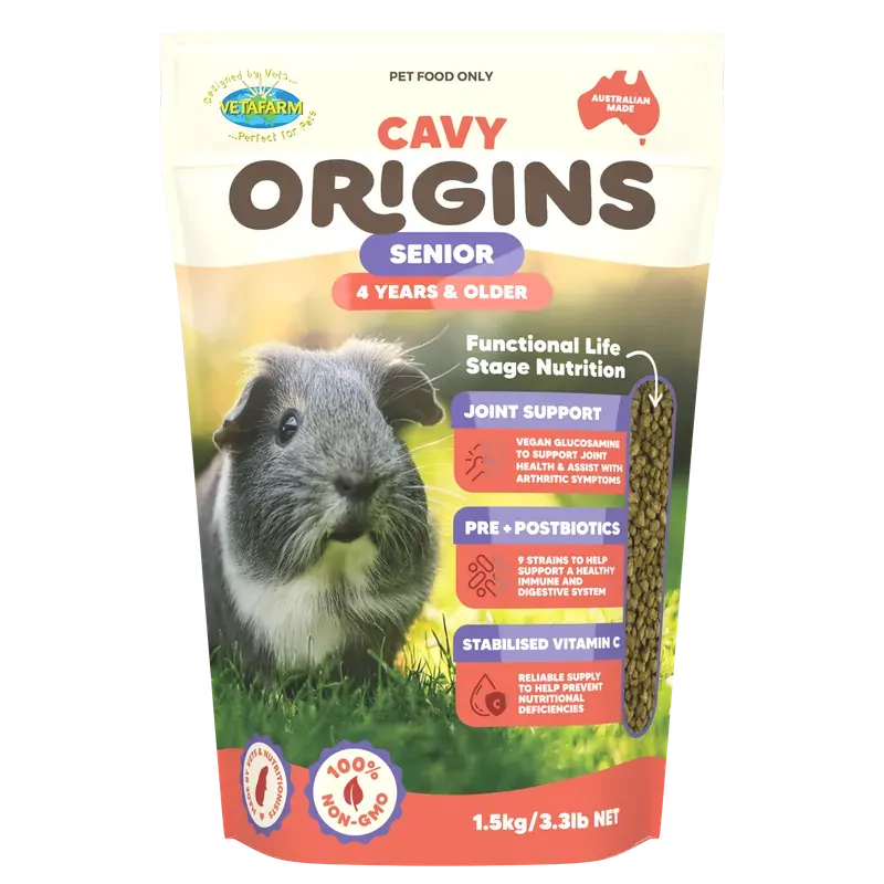 Vetafarm Cavy Origins Senior 1.5Kg Vetafarm