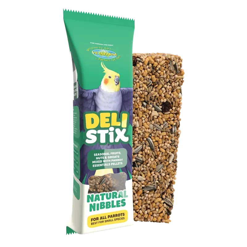 Vetafarm Deli Stix Natural Nibbles 100G 9Pk(Om9) Vetafarm