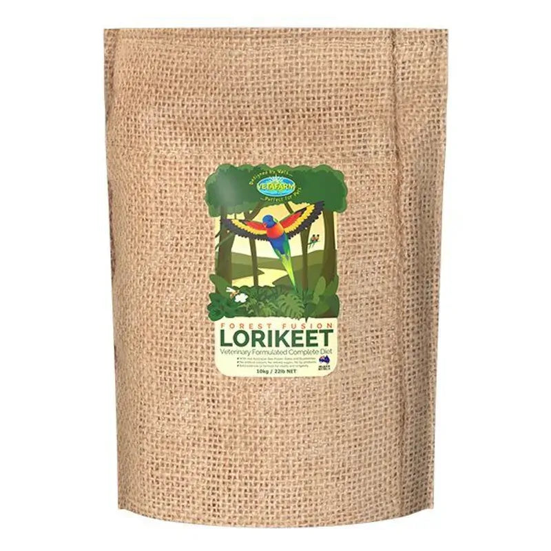 Vetafarm Forest Fusion Lorikeet Diet 10Kg Vetafarm