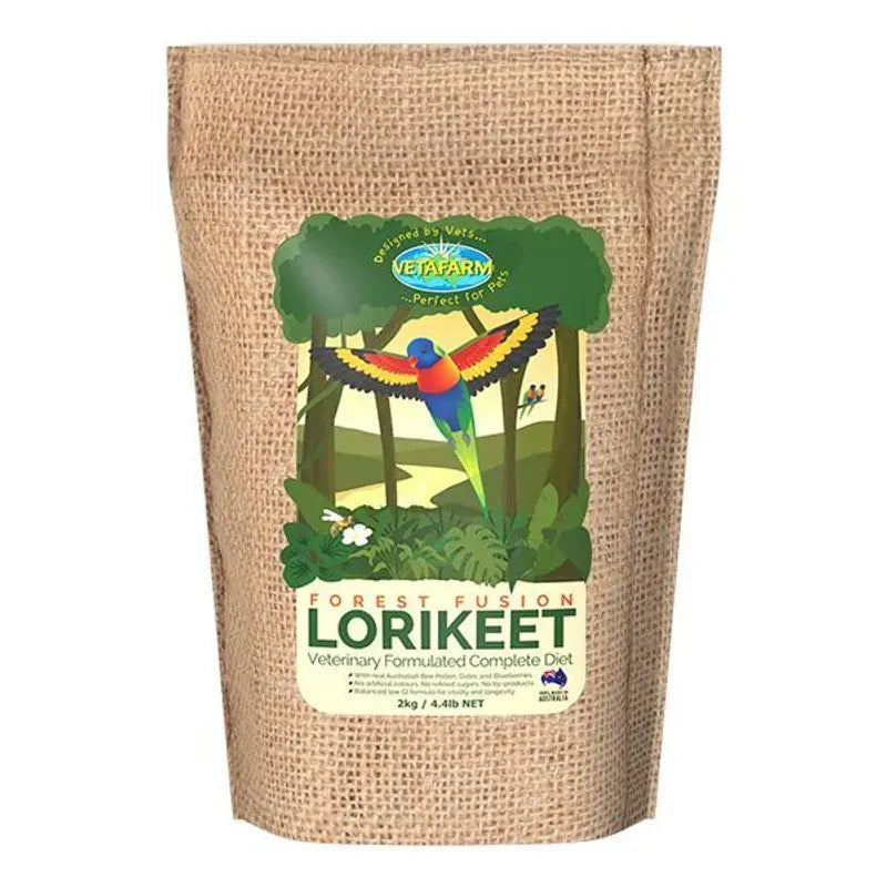 Vetafarm Forest Fusion Lorikeet Diet 2Kg Vetafarm