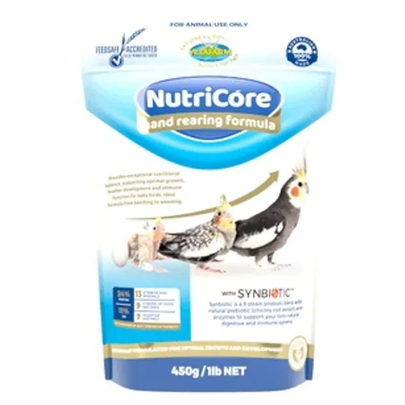 Vetafarm Nutricore  Hand Rearing 450G Vetafarm