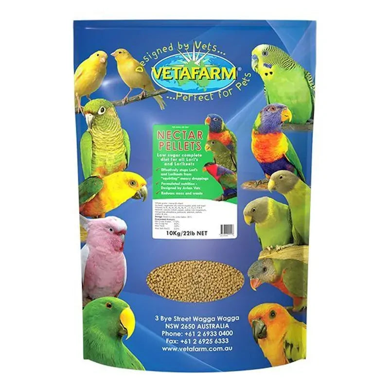 Vetafarm Nectar Pellets 10Kg Vetafarm