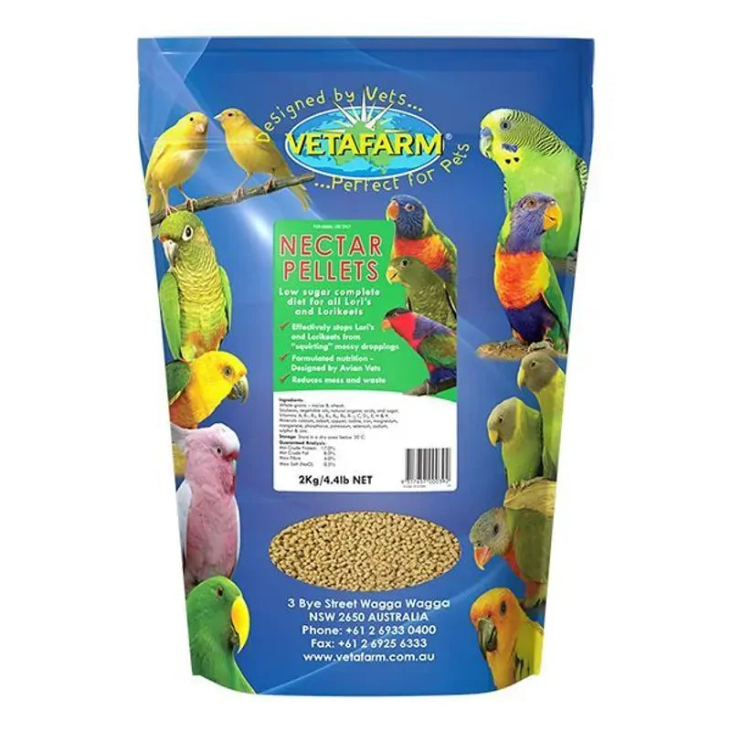 Vetafarm Nectar Pellets 2Kg Vetafarm